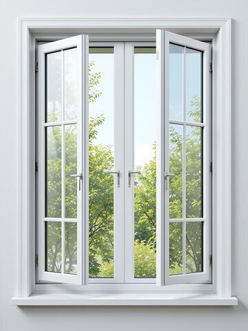 uPVC Double Openable Door Inside