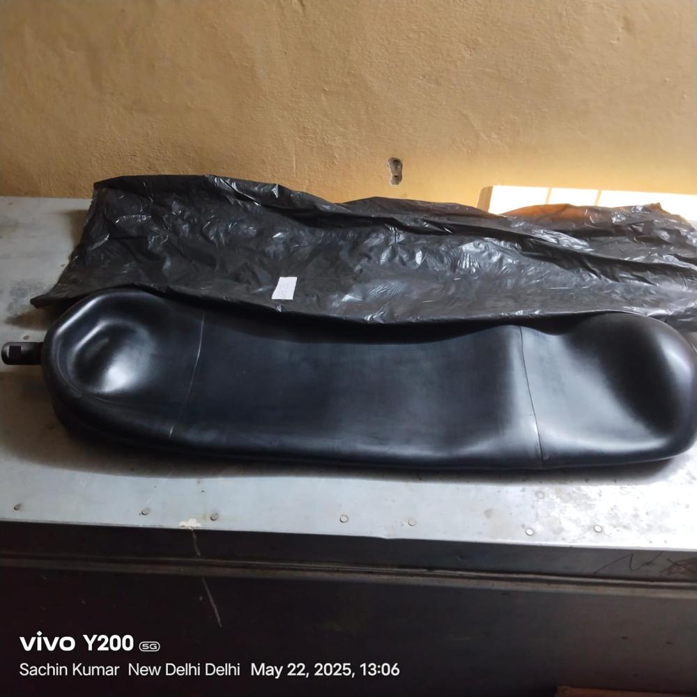 Spare Bladder - Steel Material, Standard Size, Black Color | Hydraulic Force, Good Quality, 1 Year Warranty