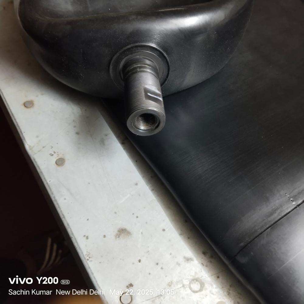 Spare Bladder - Steel Material, Standard Size, Black Color | Hydraulic Force, Good Quality, 1 Year Warranty