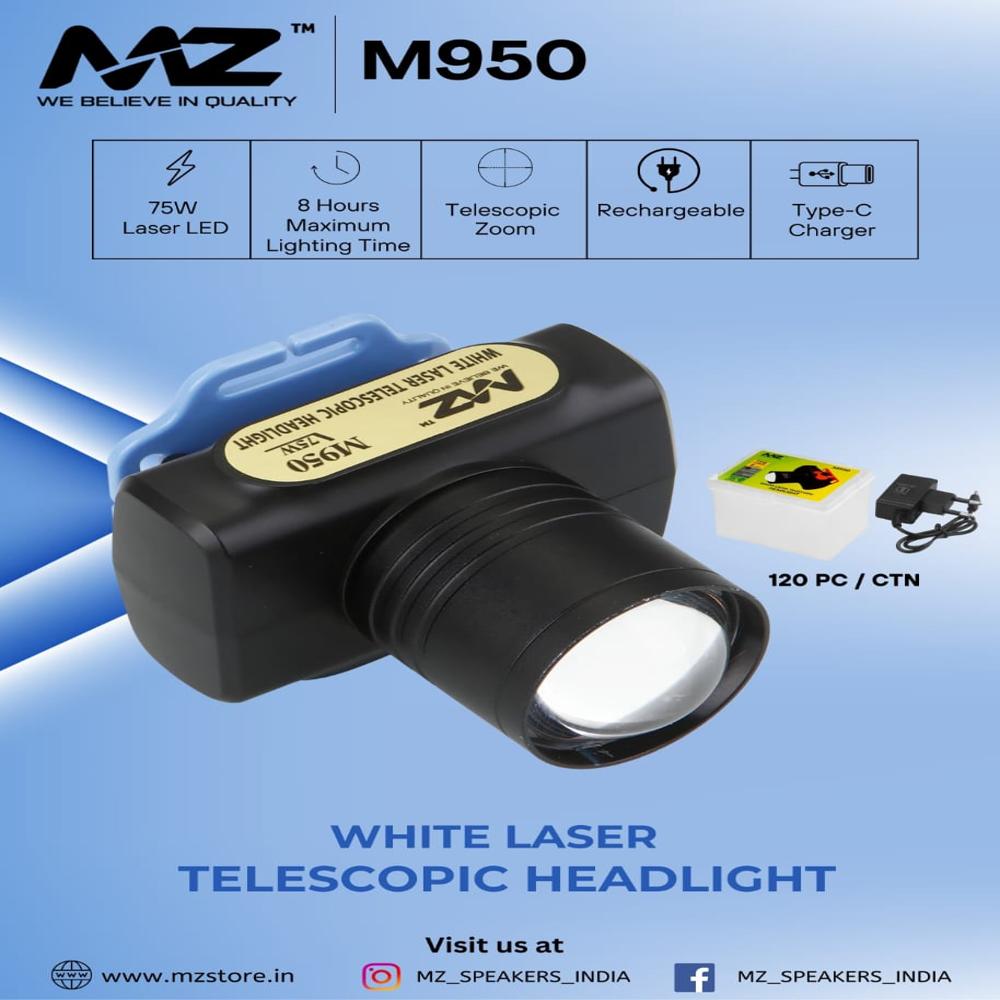 MZ M950 RECHARGEABLE HEAD LAMP