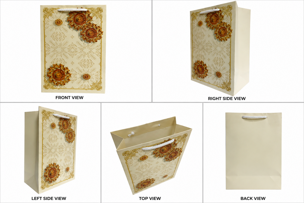 Digital Printed Gift Paper Bag - High-grade Materials, 6"ã9"ã3.2", Customizable Designs, Lightweight, Durable, Ideal For Advertising