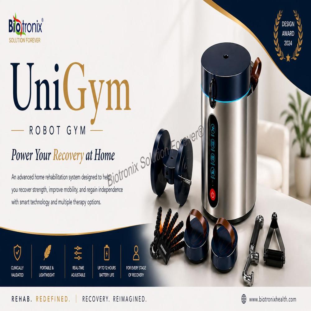UniGym Advanced Robot Gym for Stroke and Paralysis Rehabilitation