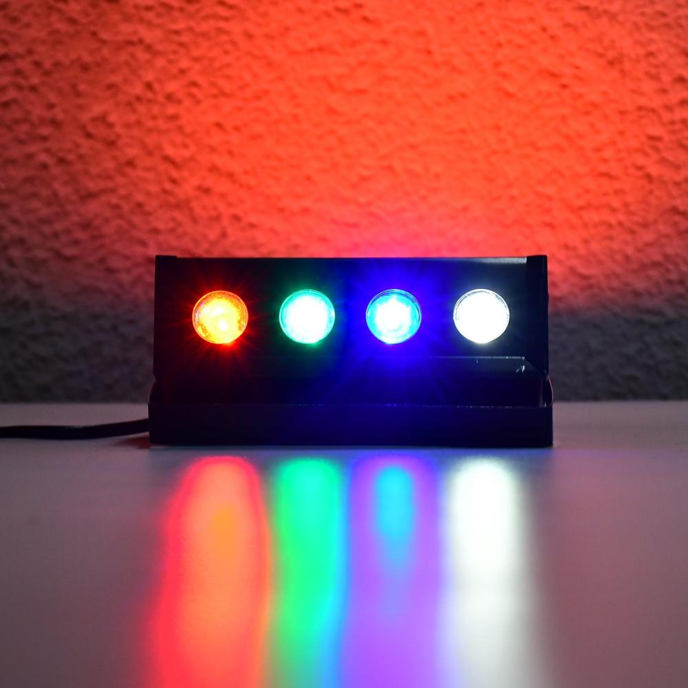 Mini Laser Projector Low Par Light 4 LED RGBW Stage Lighting Laser Light