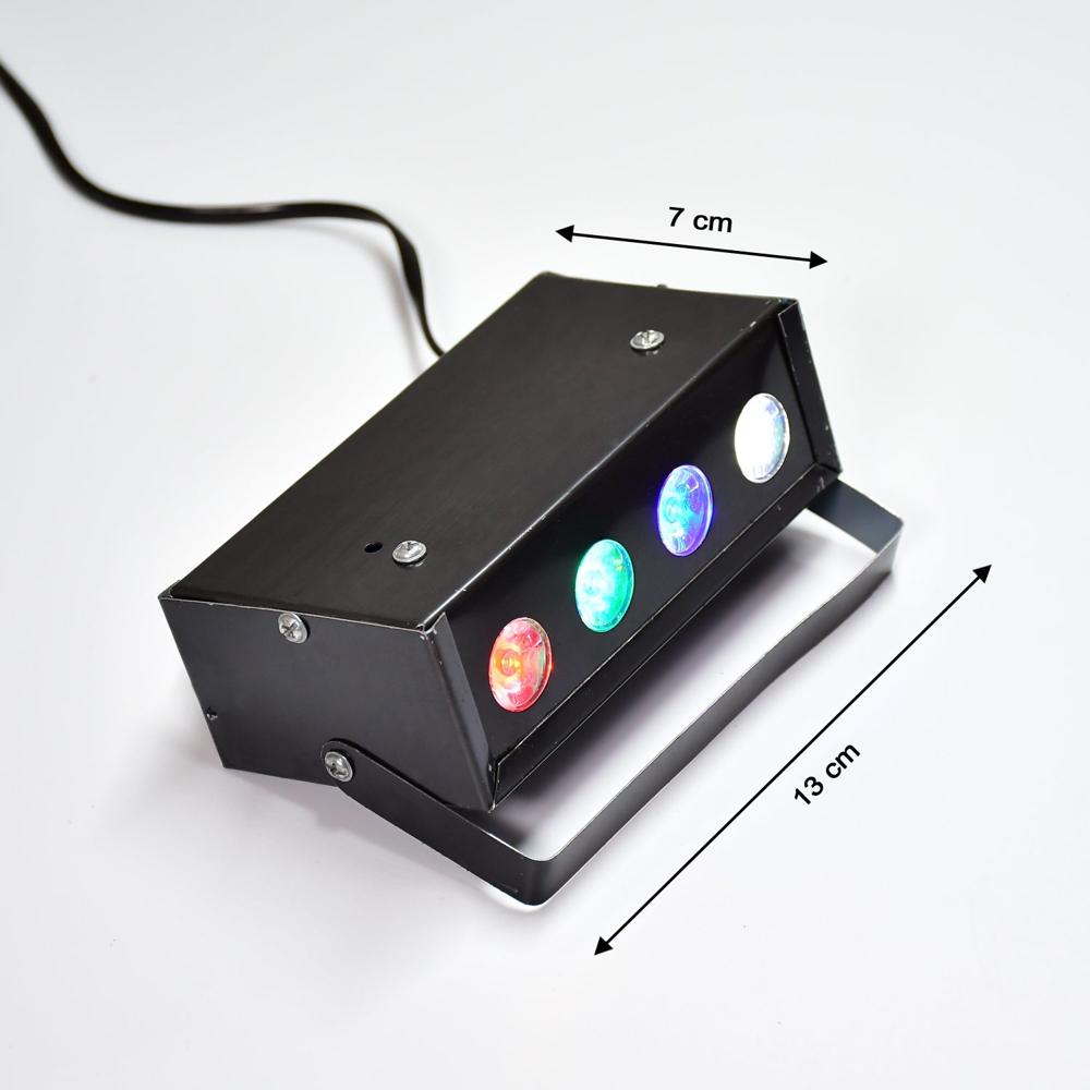 Mini Laser Projector Low Par Light 4 LED RGBW Stage Lighting Laser Light