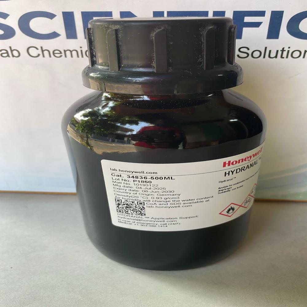 34836 Hydranal Coulomat Ag 500Ml (Honeywell) - Best Before: 36 Months