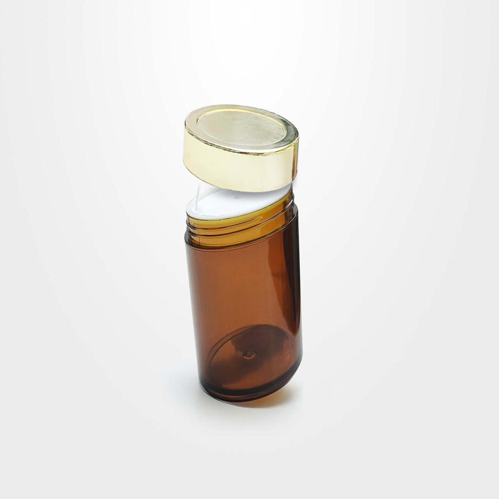 Acrylic Cosmetic Cream Amber Jar 100GM
