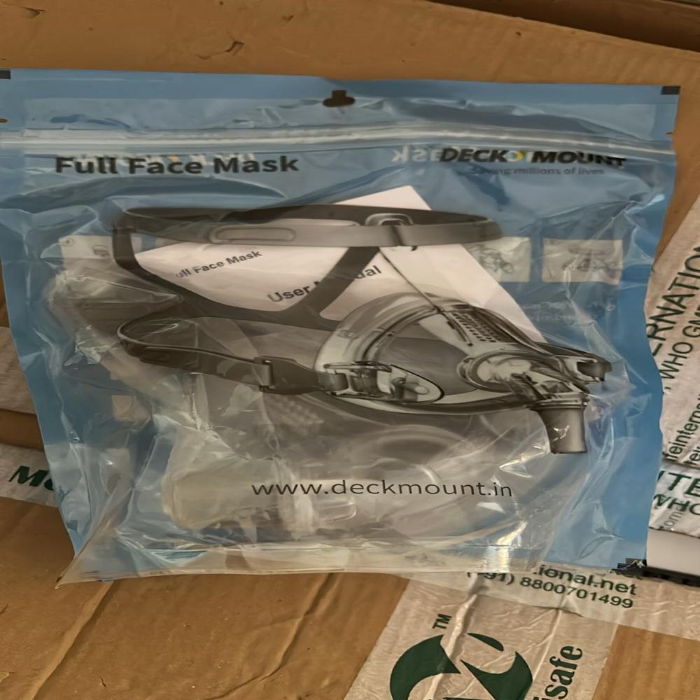 Large Bipap Mask - Color: Transparent