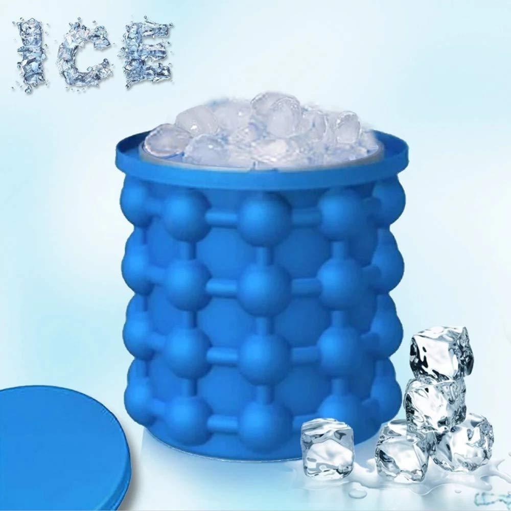 Silicone Ice Cube Maker - Color: Mix
