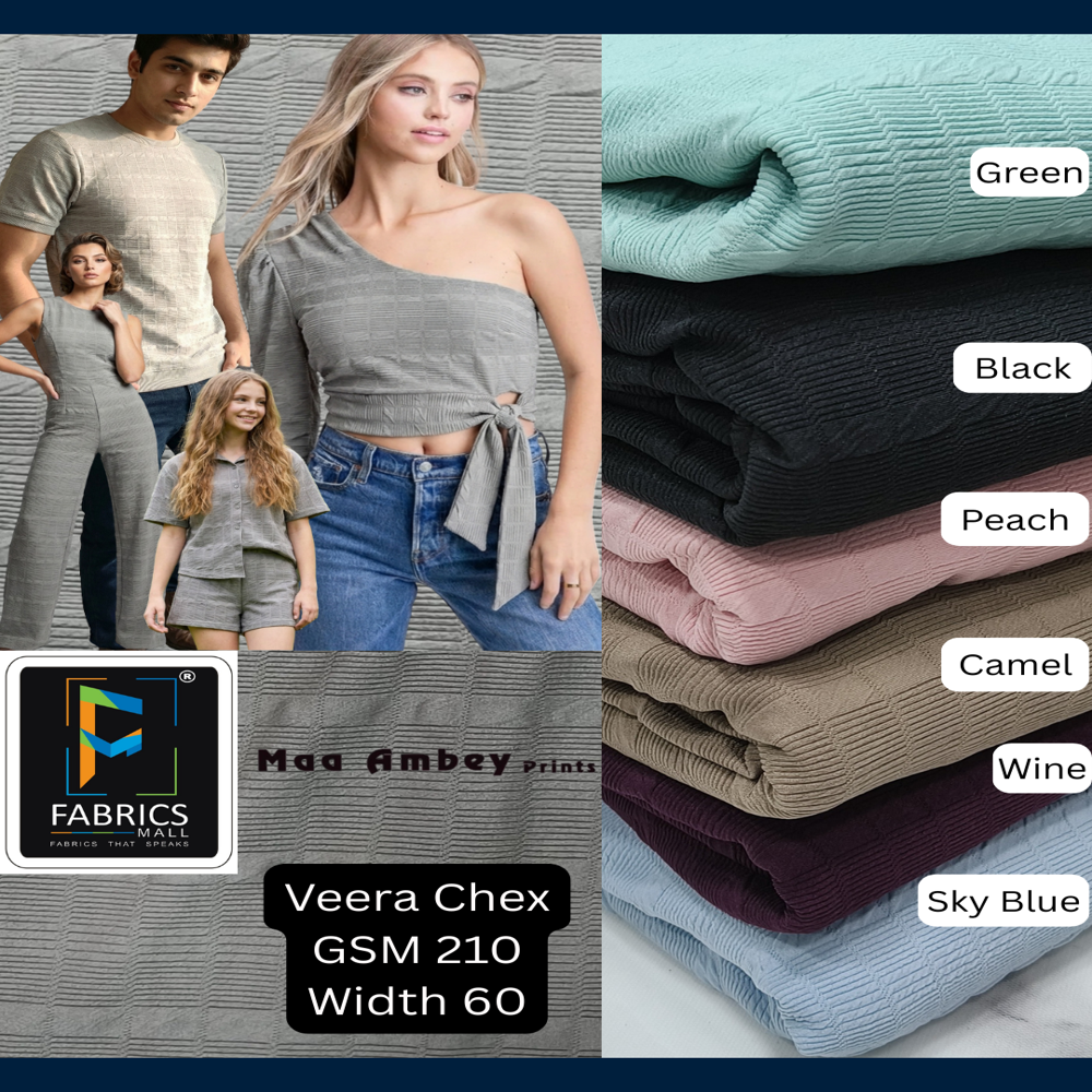 Veera Checks Fabric
