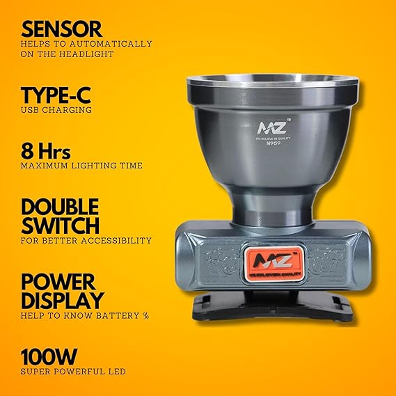 MZ M959 RECHARGEABLE HEADLIGHT