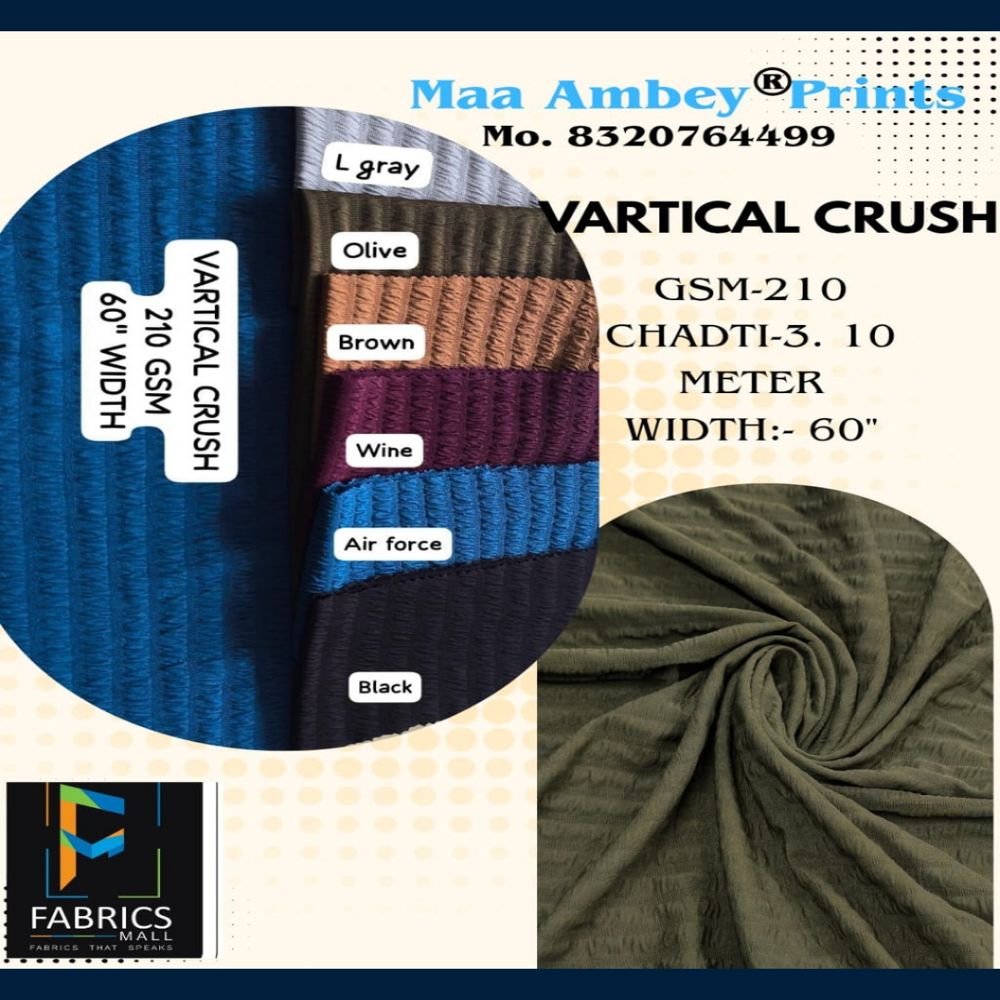 Vartical Crush Fabric