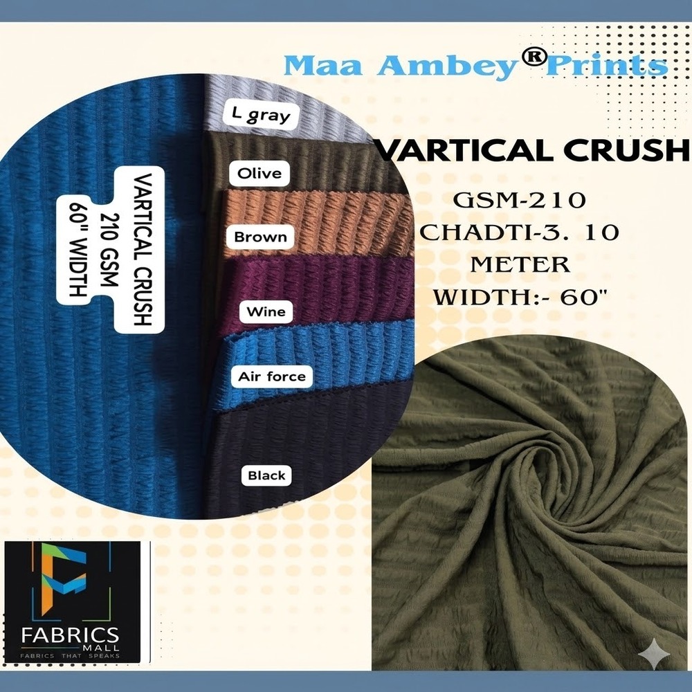 Vartical Crush Fabric