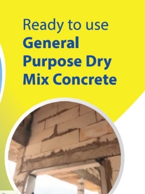 Dry Mix Concrete - Color: Grey