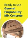 Dry mix concrete