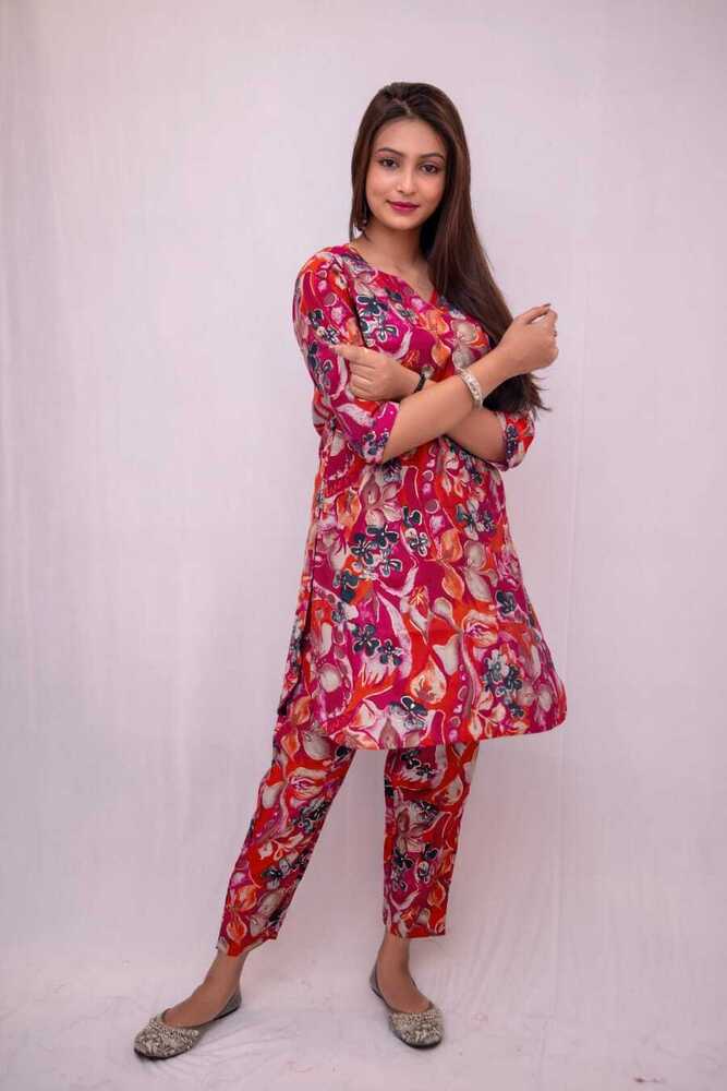 Desiner Silk Kurta Pant Set