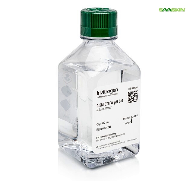 Thermo Fisher Invitrogen EDTA (0.5 M), pH 8.0, RNase-free