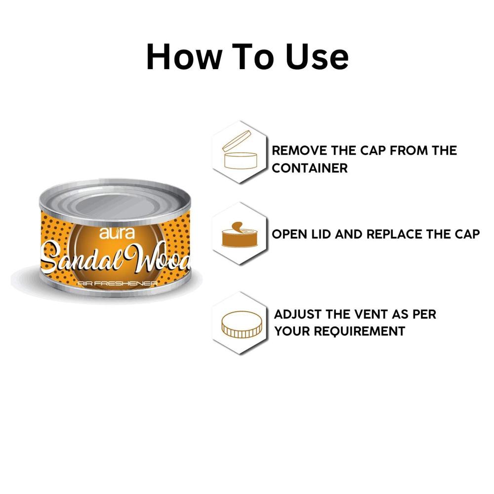 Vista Aura Air Freshener Gel 50grm