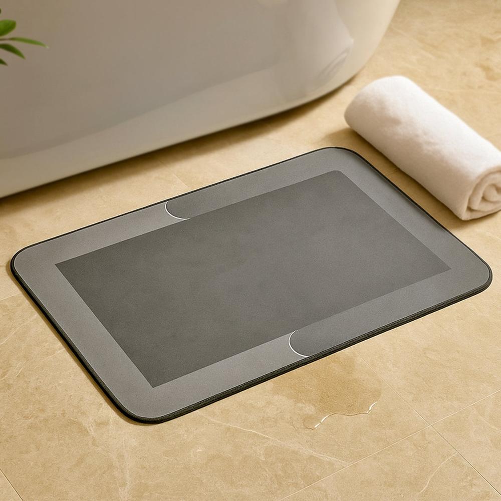 Super-Absorbent Quick-Dry Bathroom Floor Mat - (1 Pc / 80X50 Cm) - Color: Mix