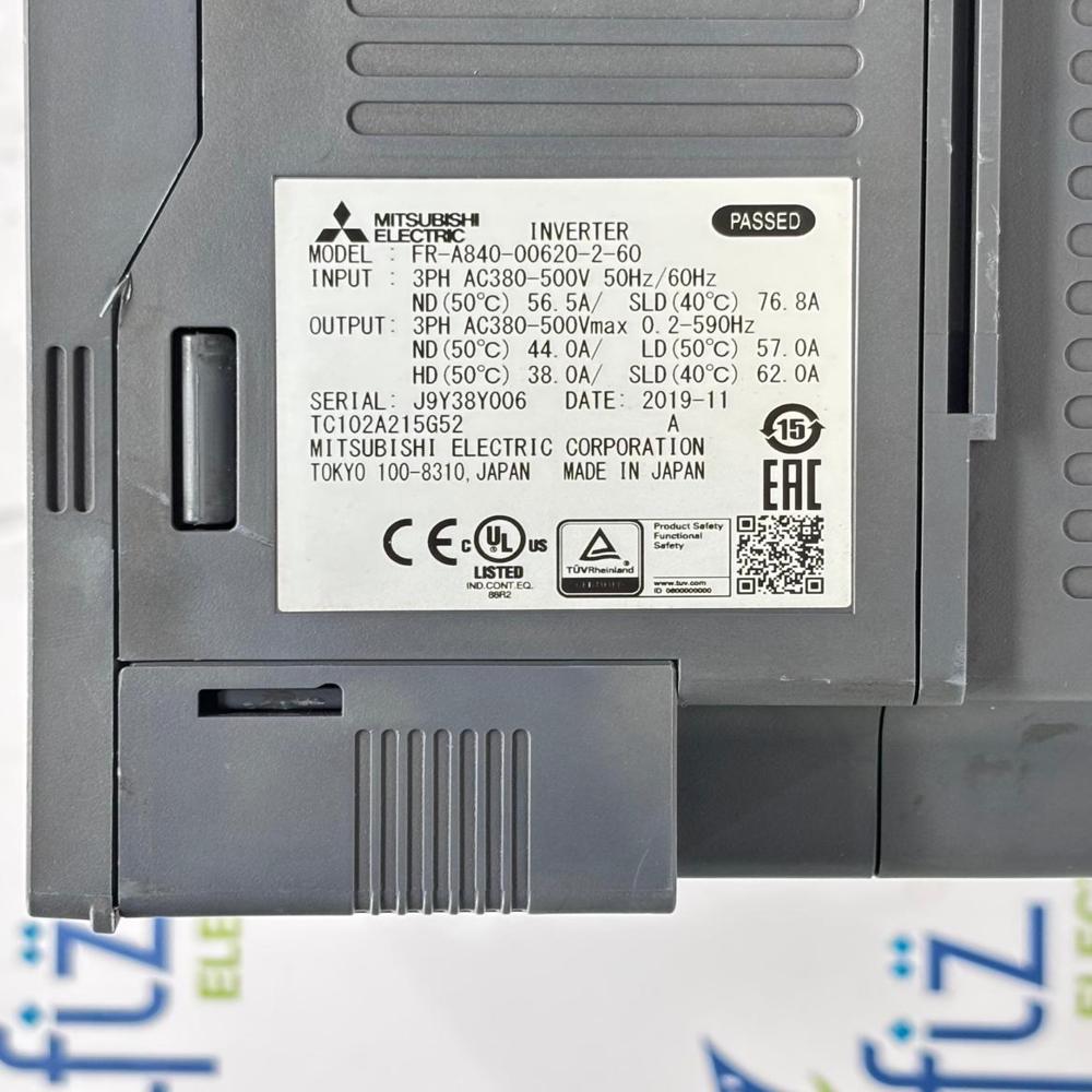 MITSUBISHI FR-A840-00620-2-60 22KW/30HP AC DRIVES