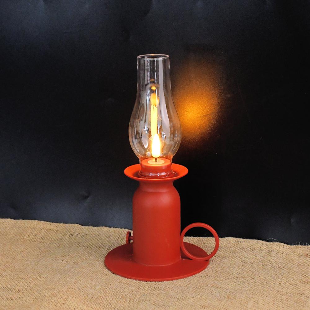 Vintage Style Plastic Candle Light LED Lamp (1 Pc)
