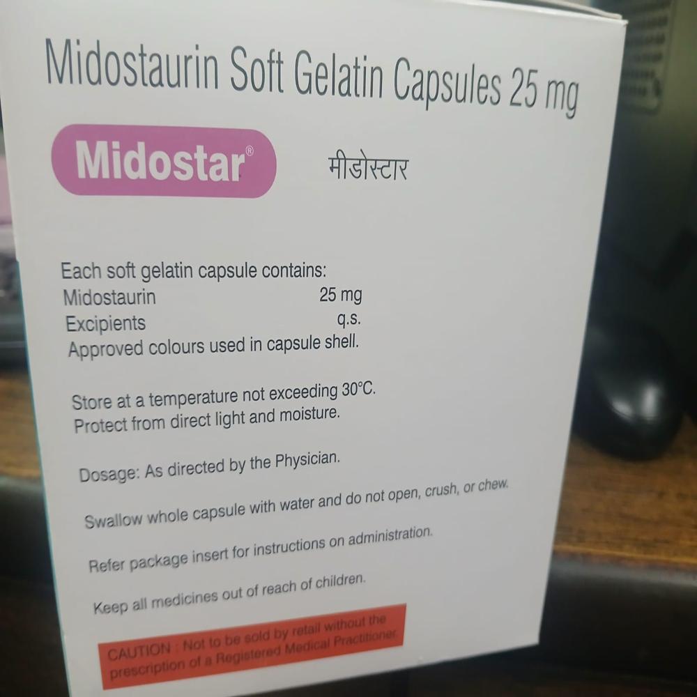 Midostar 25mg Softgel Capsule