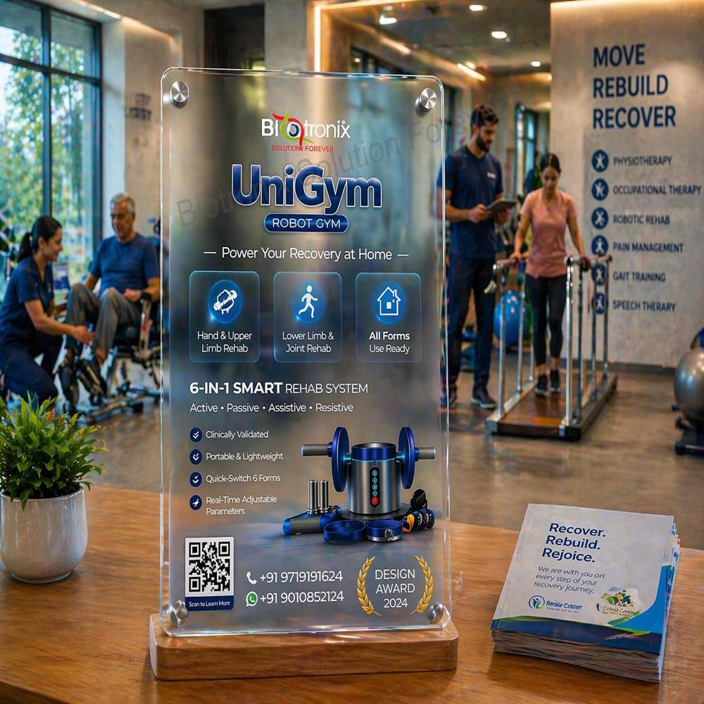 UniGym Automatic Robot Gym for Hand and Joint Rehabilitation