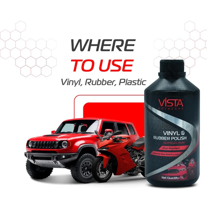 Vista Vinyl & Rubber Polish 1ltr