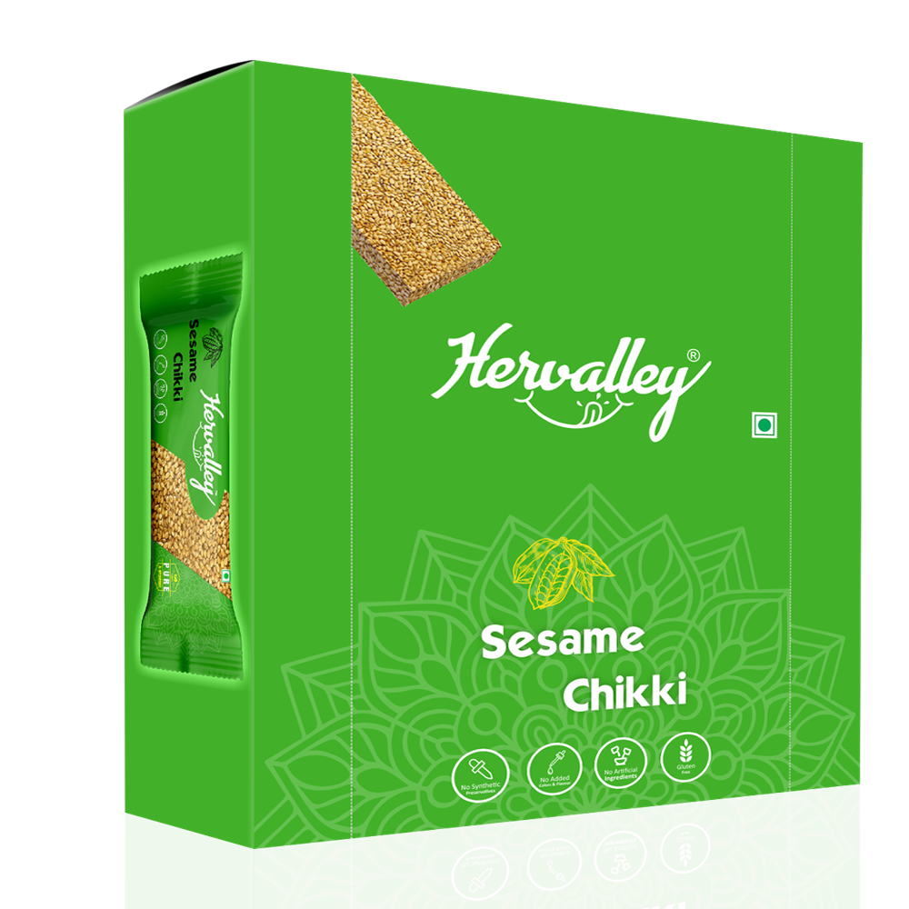 500g Hervalley White Sesame Chikki