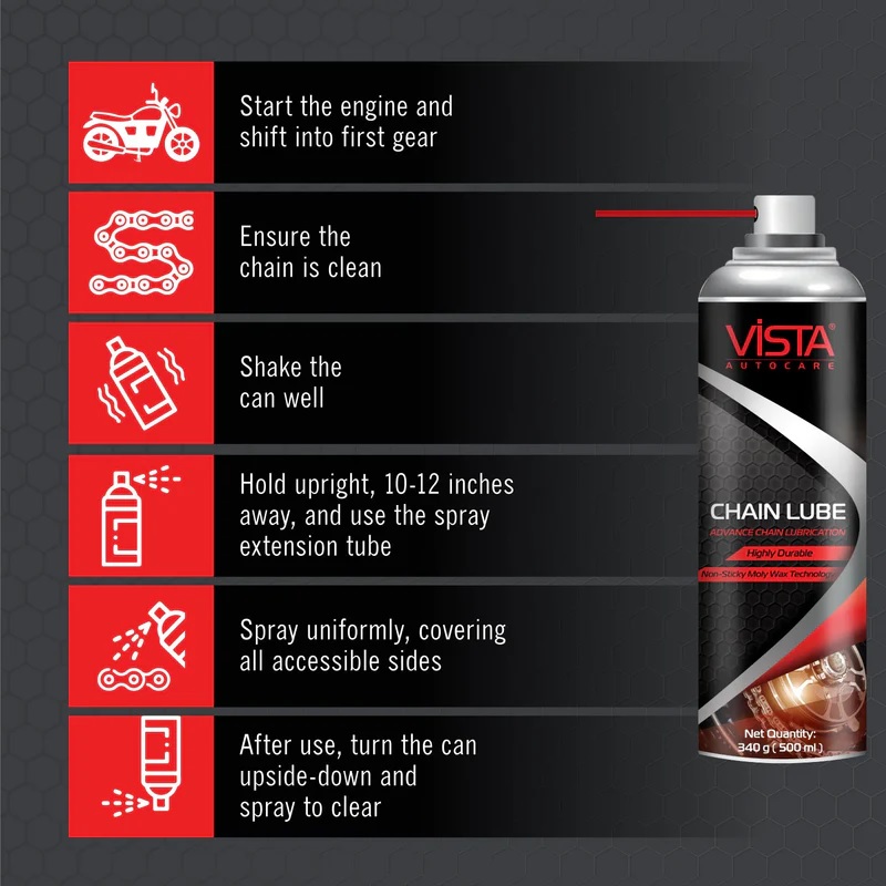 Vista Chain Lube Spray 110ml