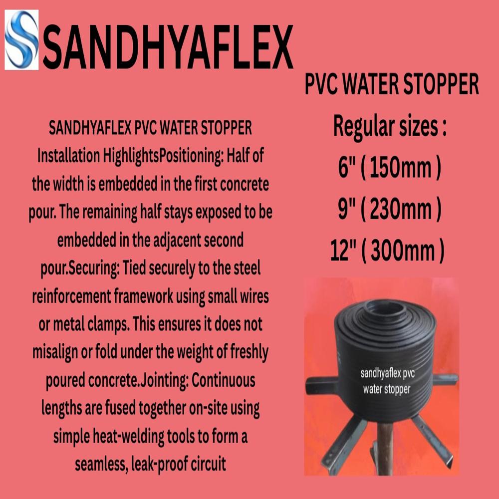 pvc water stopper