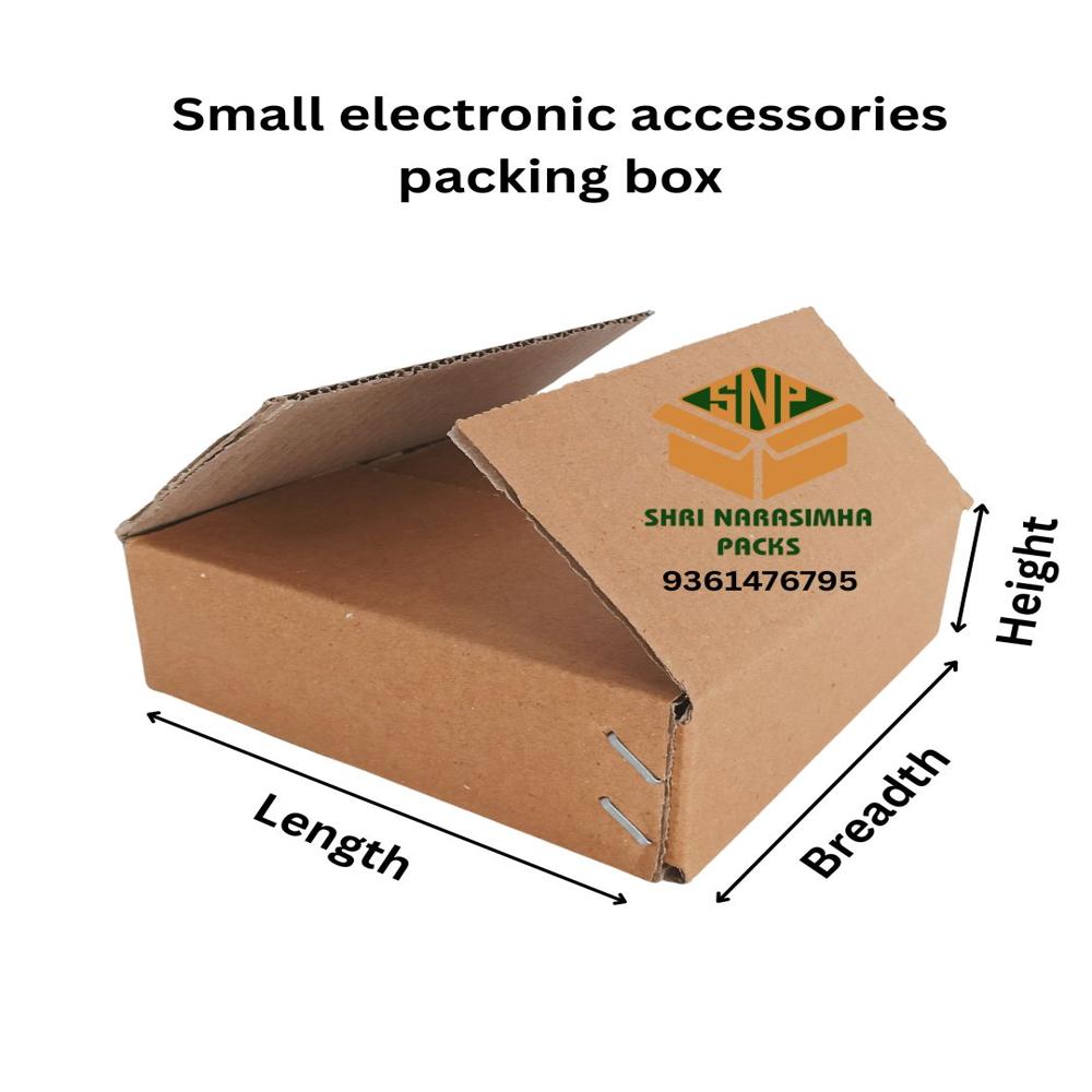 Small electronic accessories packing box