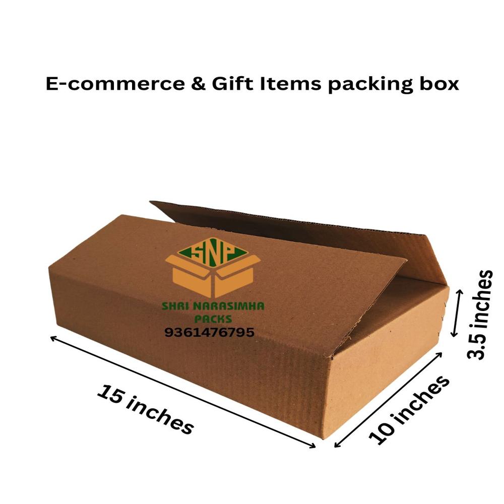 E-commerce & Gift Items Packing Box - Color: Brown