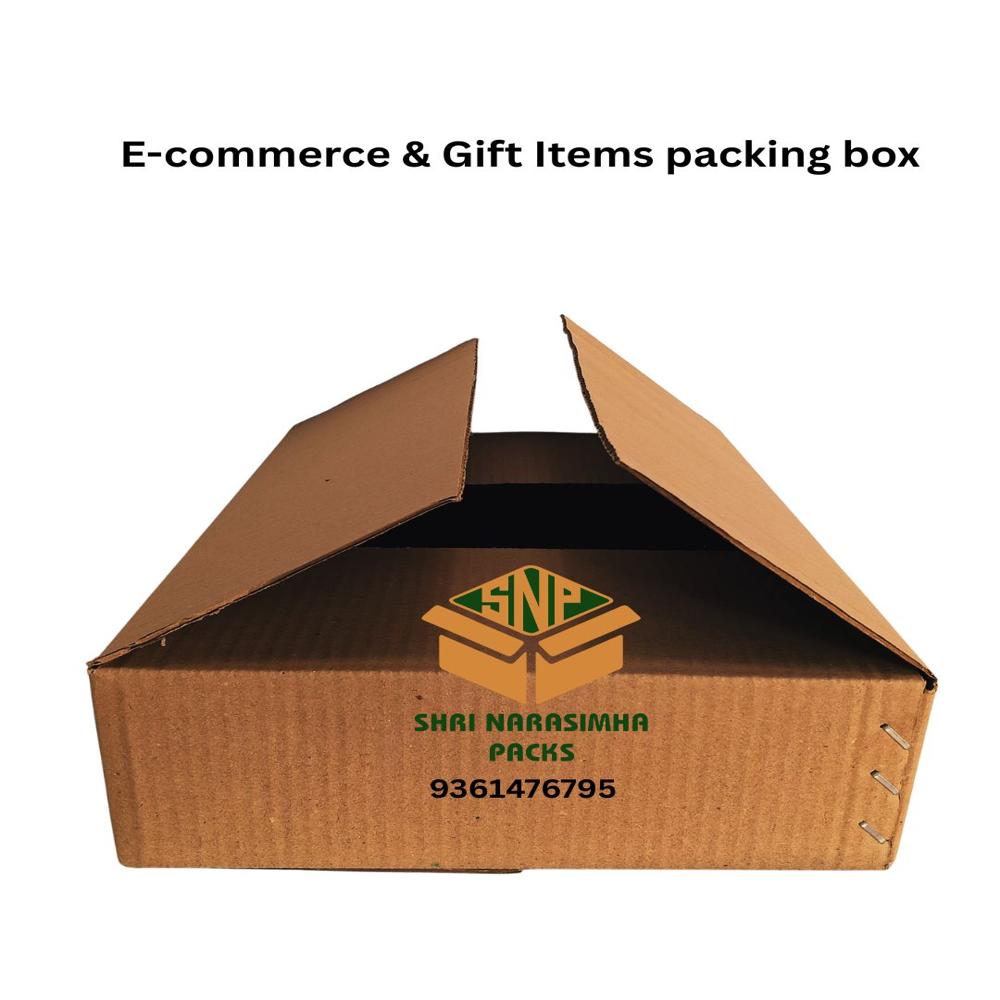 E-commerce & Gift Items Packing Box - Color: Brown