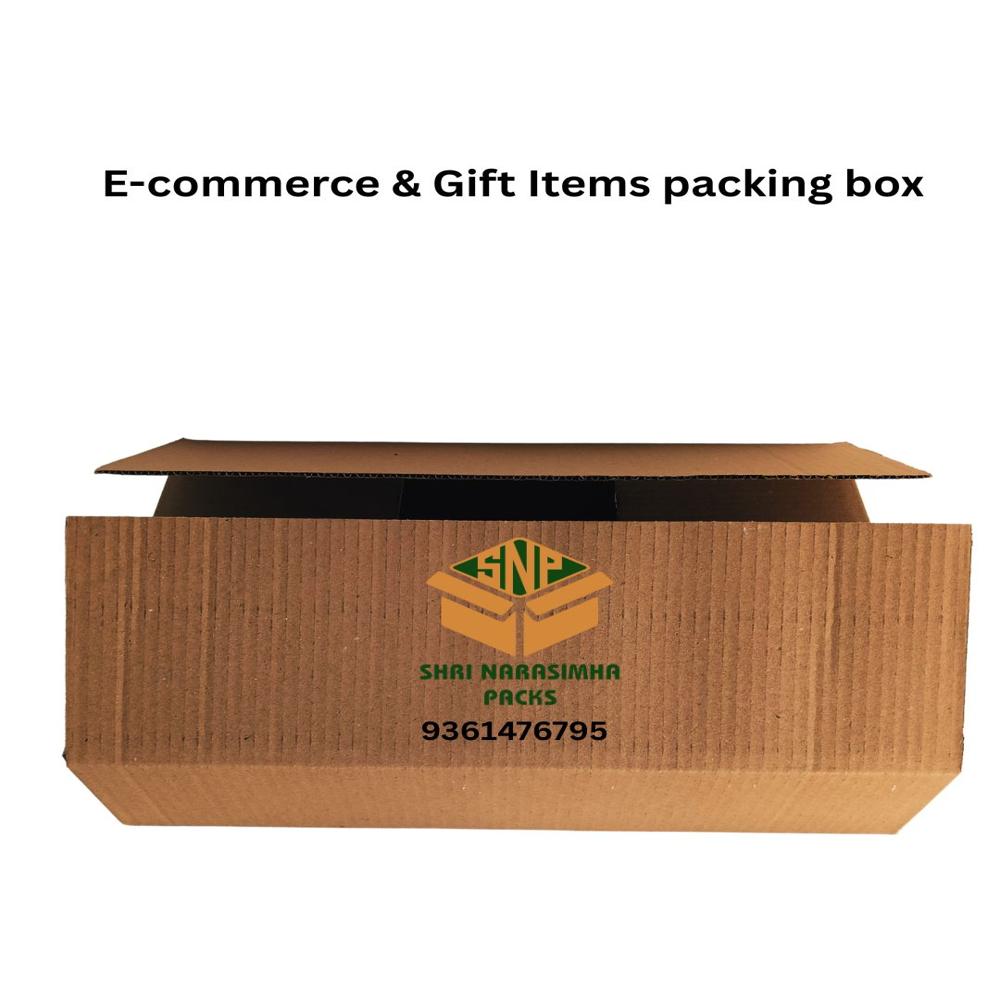 E-commerce & Gift Items Packing Box - Color: Brown