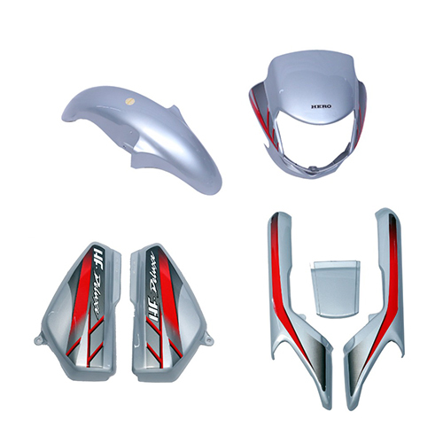 Hero Honda Cd Deluxe Silver Bike Body Parts