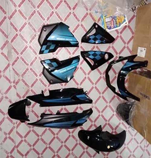 Hero Glamour Old Black Blue Full Body Kit