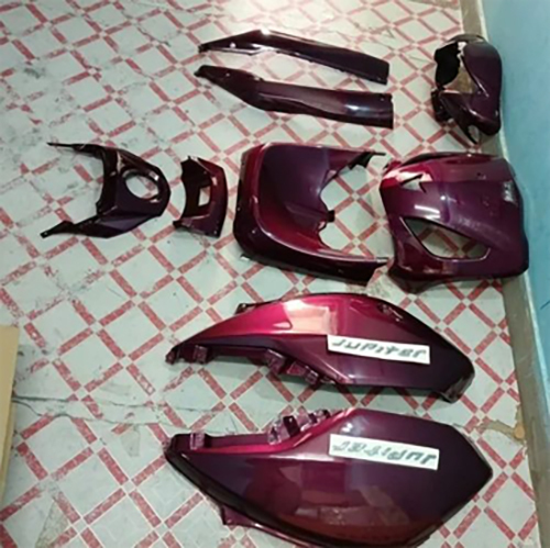 Tvs Jupiter Purple Full Body Kit