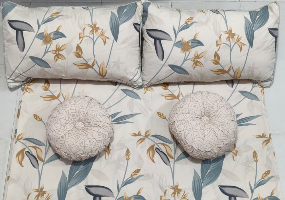 5 Piece Printed Bedsheet Set