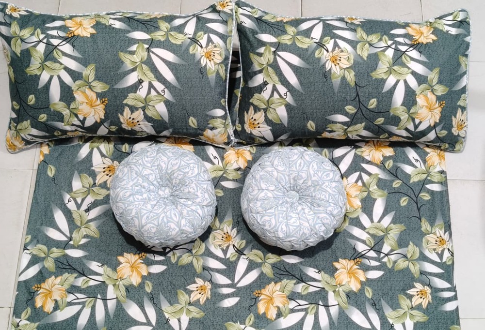 5 Piece Printed Bedsheet Set