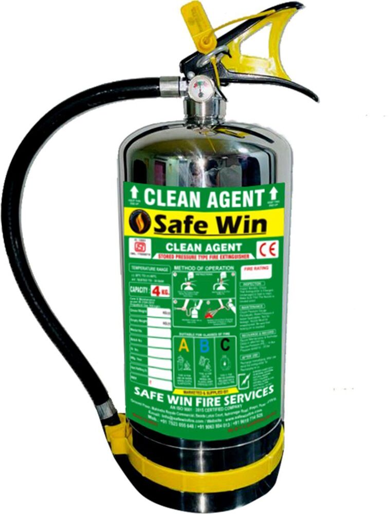 4kg Clean Agent Fire Extinguisher