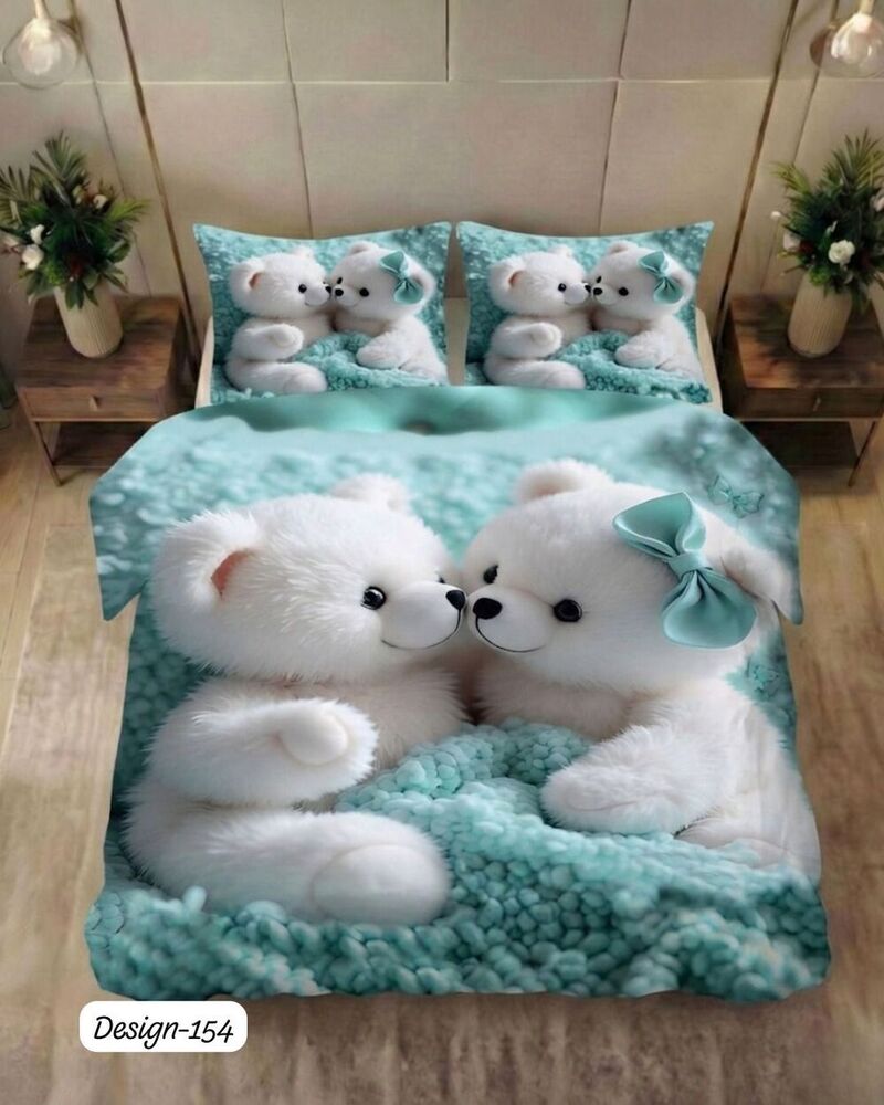 Design 154 Digital Print Fabric Bedsheets
