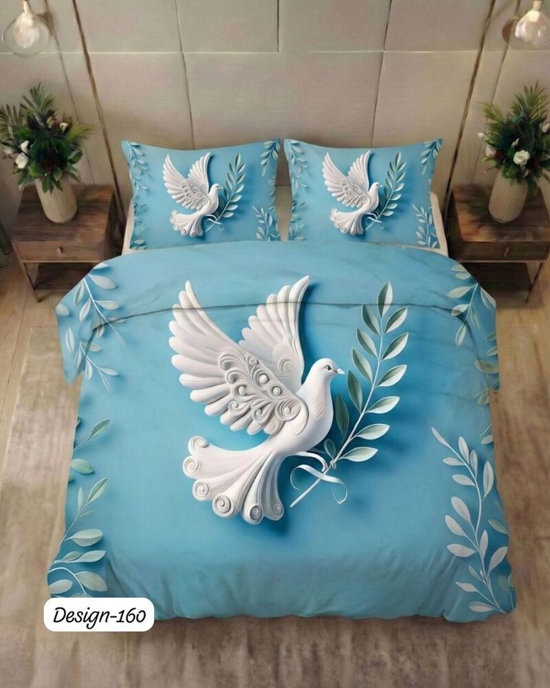Design 160 Digital Print Fabric Bedsheets