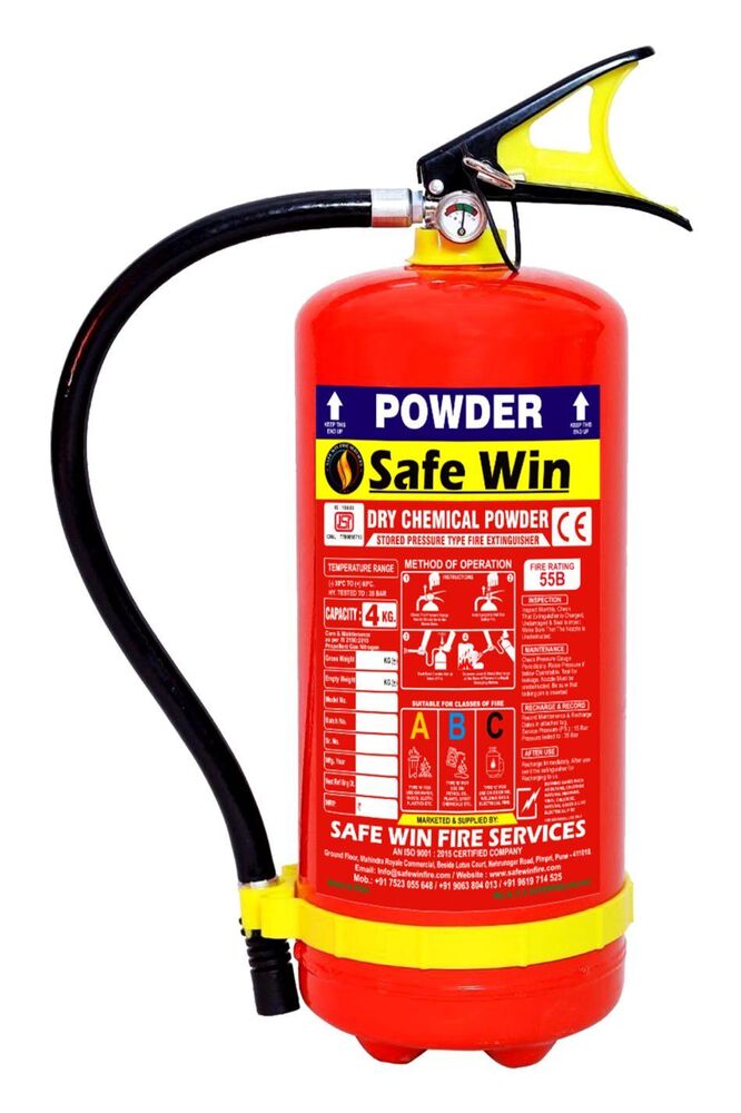 4kg Powder Type Fire Extinguisher