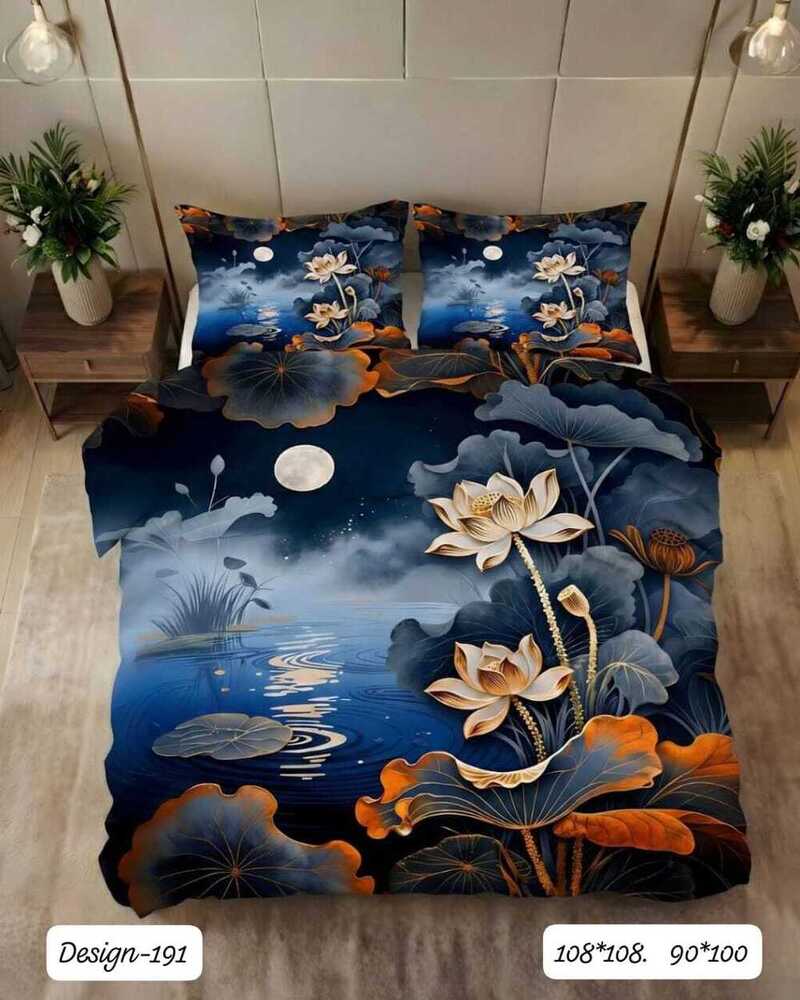 Design 191 Digital Print Fabric Bedsheets