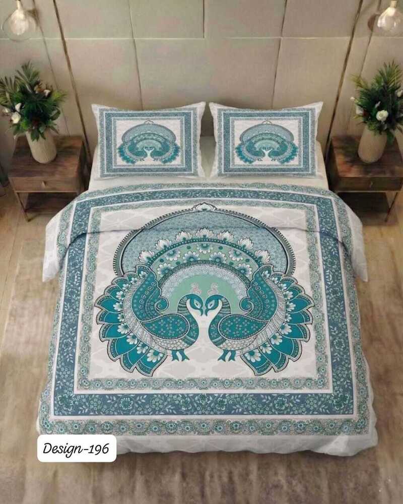 Design 196 Digital Print Fabric Bedsheets