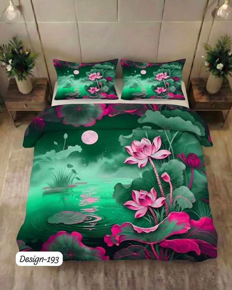 Design 193 Digital Print Fabric Bedsheets