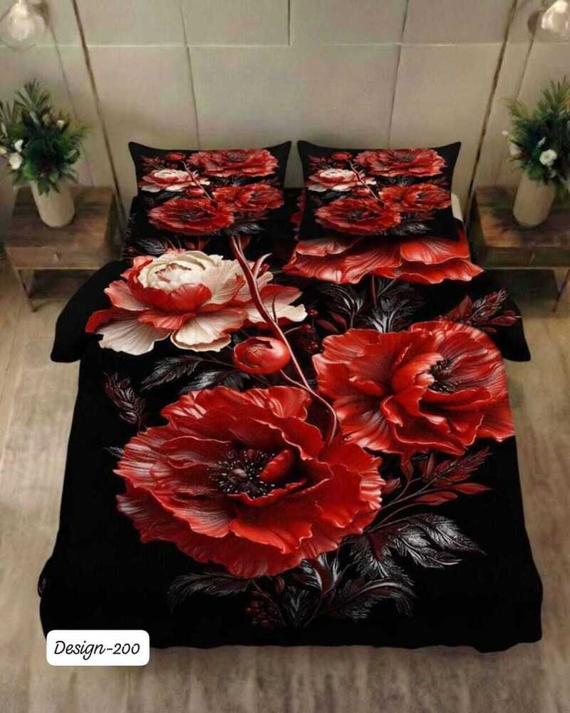 Design 200 Digital Print Fabric Bedsheets
