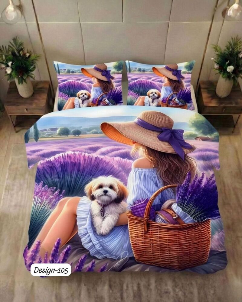 Design 105 Digital Print Fabric Bedsheets