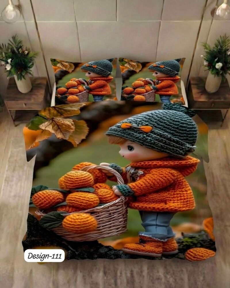 Design 111 Digital Print Fabric Bedsheets