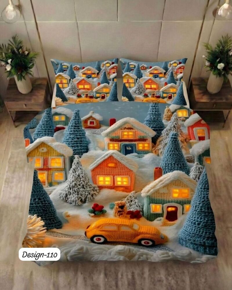 Design 110 Digital Print Fabric Bedsheets